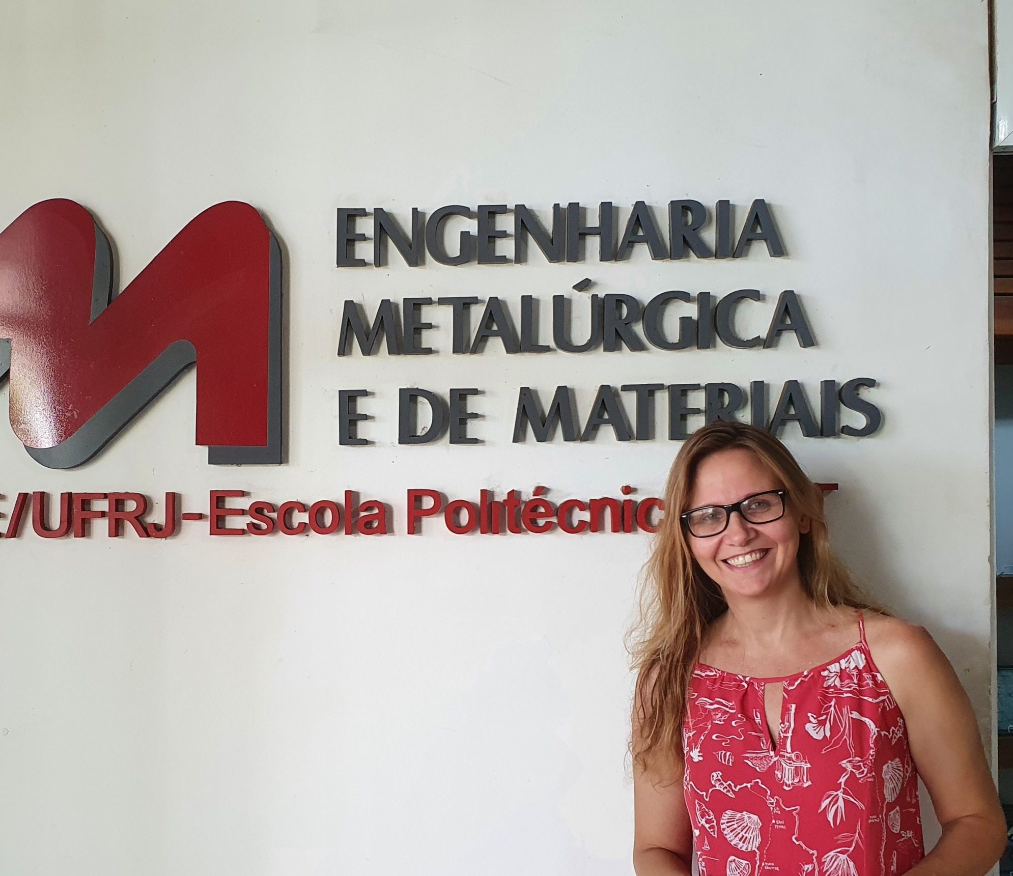 ABC empossa a Profª. Gabriela Ribeiro Pereira da Metalurgia UFRJ