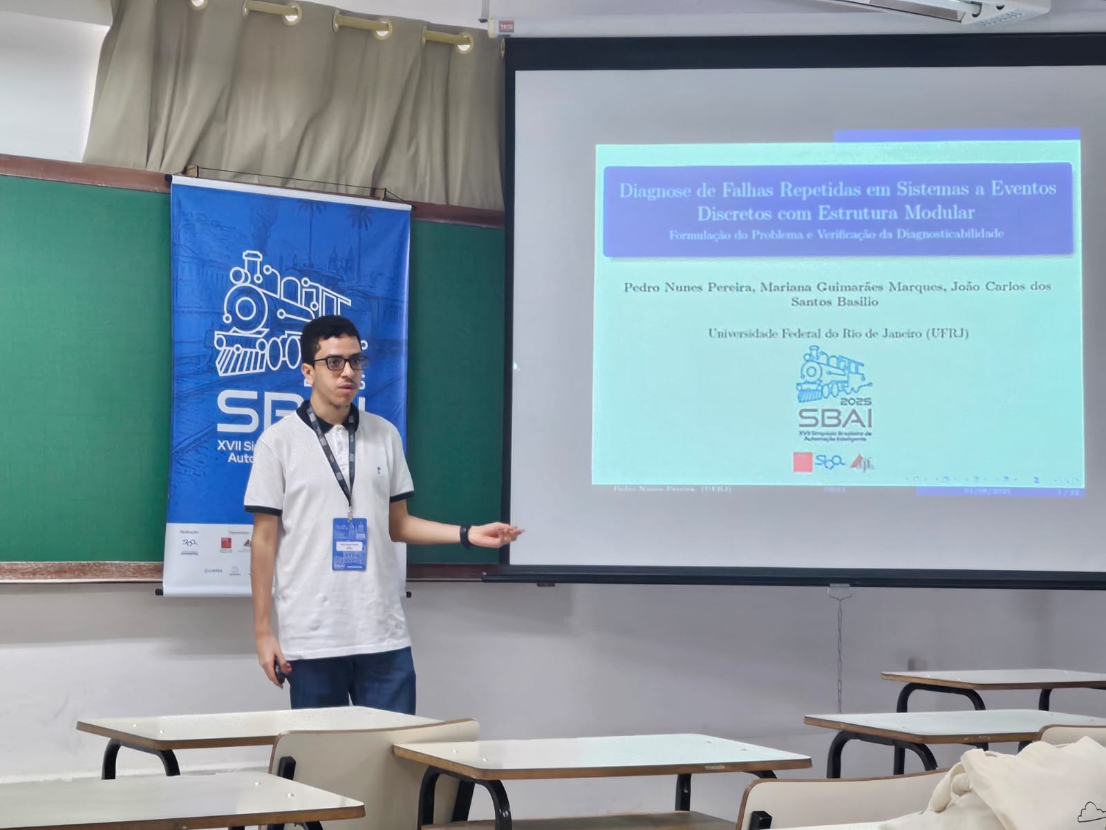 Prêmio nacional é concedido a aluno da Escola Politécnica por trabalho sobre diagnóstico de falhas em sistemas modulares